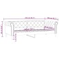 vidaXL Sofá cama cuero sintético blanco 90x200 cm vidaXL Sofá cama cuero sintético blanco 90x200 cm