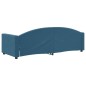 vidaXL Sofá cama terciopelo azul 80x200 cm vidaXL Sofá cama terciopelo azul 80x200 cm