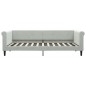 vidaXL Sofá cama terciopelo gris claro 90x200 cm vidaXL Sofá cama terciopelo gris claro 90x200 cm