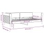 vidaXL Sofá cama terciopelo gris claro 90x200 cm vidaXL Sofá cama terciopelo gris claro 90x200 cm