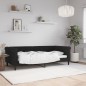 vidaXL Sofá cama terciopelo negro 90x190 cm vidaXL Sofá cama terciopelo negro 90x190 cm