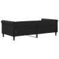 vidaXL Sofá cama terciopelo negro 90x190 cm vidaXL Sofá cama terciopelo negro 90x190 cm