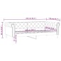 vidaXL Sofá cama cuero sintético blanco 100x200 cm vidaXL Sofá cama cuero sintético blanco 100x200 cm