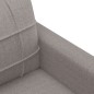vidaXL Sofá de 3 plazas de tela gris taupe 180 cm