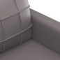vidaXL Sofá de 2 plazas de cuero sintético gris 140 cm vidaXL Sofá de 2 plazas de cuero sintético gris 140 cm