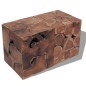 vidaXL Taburetes/mesa de centro madera de teca maciza vidaXL Taburetes/mesa de centro madera de teca maciza