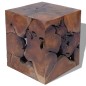vidaXL Taburetes/mesa de centro madera de teca maciza vidaXL Taburetes/mesa de centro madera de teca maciza