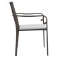 vidaXL Sillas jardín y cojines 2 uds ratán sintético marrón 56x59x84cm vidaXL Sillas jardín y cojines 2 uds ratán sintético marrón 56x59x84cm