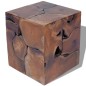 vidaXL Taburetes/mesa de centro madera de teca maciza vidaXL Taburetes/mesa de centro madera de teca maciza