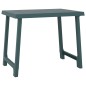 vidaXL Mesa de camping con aspecto de madera PP verde 79x56x64 cm vidaXL Mesa de camping con aspecto de madera PP verde 79x56x64 cm