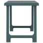 vidaXL Mesa de camping con aspecto de madera PP verde 79x56x64 cm vidaXL Mesa de camping con aspecto de madera PP verde 79x56x64 cm