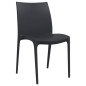 vidaXL Sillas de jardín 2 uds polipropileno gris antracita 50x46x80 cm vidaXL Sillas de jardín 2 uds polipropileno gris antracita 50x46x80 cm