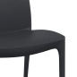 vidaXL Sillas de jardín 2 uds polipropileno gris antracita 50x46x80 cm vidaXL Sillas de jardín 2 uds polipropileno gris antracita 50x46x80 cm
