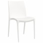 vidaXL Sillas de jardín 2 uds polipropileno blanco 50x46x80 cm vidaXL Sillas de jardín 2 uds polipropileno blanco 50x46x80 cm