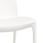 vidaXL Sillas de jardín 2 uds polipropileno blanco 50x46x80 cm vidaXL Sillas de jardín 2 uds polipropileno blanco 50x46x80 cm