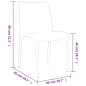 vidaXL Sillas de jardín 2 uds polipropileno blanco 50x46x80 cm vidaXL Sillas de jardín 2 uds polipropileno blanco 50x46x80 cm