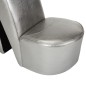 vidaXL Sillón con forma de zapato de tacón cuero sintético plateado vidaXL Sillón con forma de zapato de tacón cuero sintético plateado