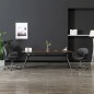 vidaXL Silla de comedor giratoria de tela gris vidaXL Silla de comedor giratoria de tela gris