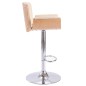 vidaXL Taburete de cocina cuero sintético color crema vidaXL Taburete de cocina cuero sintético color crema