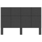 vidaXL Cabecero de tela gris oscuro 180x200 cm vidaXL Cabecero de tela gris oscuro 180x200 cm