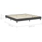 vidaXL Estructura de cama Box Spring tela gris 200x200 cm vidaXL Estructura de cama Box Spring tela gris 200x200 cm
