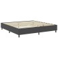 vidaXL Estructura de cama Box Spring tela gris 200x200 cm vidaXL Estructura de cama Box Spring tela gris 200x200 cm