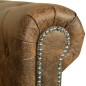 vidaXL Sofás Chesterfield de 2 y 3 plazas marrón vidaXL Sofás Chesterfield de 2 y 3 plazas marrón