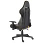 vidaXL Silla gaming giratoria PVC dorado vidaXL Silla gaming giratoria PVC dorado