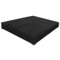 vidaXL Tumbona cama con sombrilla ratán sintético negra vidaXL Tumbona cama con sombrilla ratán sintético negra