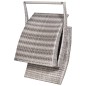 vidaXL Tumbona con cojín ratán sintético gris vidaXL Tumbona con cojín ratán sintético gris