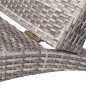 vidaXL Tumbona con cojín ratán sintético gris vidaXL Tumbona con cojín ratán sintético gris
