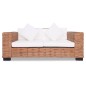 vidaXL Conjunto de sofás 15 piezas ratán natural vidaXL Conjunto de sofás 15 piezas ratán natural
