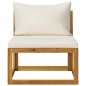 vidaXL Juego muebles de jardín y cojines 5 piezas madera maciza acacia vidaXL Juego muebles de jardín y cojines 5 piezas madera maciza acacia
