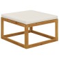 vidaXL Juego muebles de jardín y cojines 5 piezas madera maciza acacia vidaXL Juego muebles de jardín y cojines 5 piezas madera maciza acacia