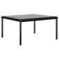 vidaXL Juego de muebles de jardín 8 piezas con cojines PVC negro vidaXL Juego de muebles de jardín 8 piezas con cojines PVC negro