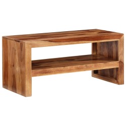 vidaXL Mesita para la TV de madera de sheesham maciza
