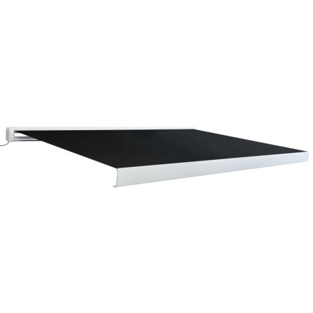 vidaXL Toldo carrete motorizado 300 cm gris antracita