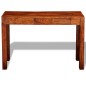 vidaXL Mesa consola con 3 cajones madera maciza Sheesham 80 cm vidaXL Mesa consola con 3 cajones madera maciza Sheesham 80 cm
