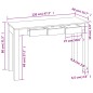 vidaXL Mesa consola con 3 cajones madera maciza Sheesham 80 cm vidaXL Mesa consola con 3 cajones madera maciza Sheesham 80 cm