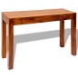 vidaXL Mesa consola con 3 cajones madera maciza Sheesham 80 cm vidaXL Mesa consola con 3 cajones madera maciza Sheesham 80 cm