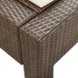vidaXL Tumbona para 2 personas con cojín ratán sintético marrón vidaXL Tumbona para 2 personas con cojín ratán sintético marrón