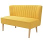 vidaXL Sofá de tela amarillo 117x55,5x77 cm 