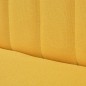 vidaXL Sofá de tela amarillo 117x55,5x77 cm 