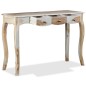 vidaXL Mesa consola con 3 cajones madera maciza sheesham 110x40x76 cm