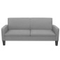 vidaXL Sofá de 3 plazas 180x65x76 cm gris claro vidaXL Sofá de 3 plazas 180x65x76 cm gris claro