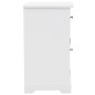 vidaXL Mesita de noche MDF y madera de pino 35x32x59 cm vidaXL Mesita de noche MDF y madera de pino 35x32x59 cm
