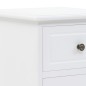 vidaXL Mesita de noche MDF y madera de pino 35x32x59 cm vidaXL Mesita de noche MDF y madera de pino 35x32x59 cm