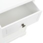 vidaXL Mesita de noche MDF y madera de pino 35x32x59 cm vidaXL Mesita de noche MDF y madera de pino 35x32x59 cm