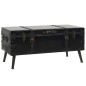 vidaXL Mesa de centro de MDF y acero 102x51x48 cm vidaXL Mesa de centro de MDF y acero 102x51x48 cm