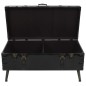 vidaXL Mesa de centro de MDF y acero 102x51x48 cm vidaXL Mesa de centro de MDF y acero 102x51x48 cm